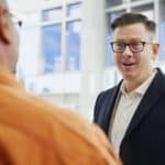 專業外籍勞工面試交流景象.