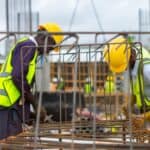 高雄外勞建設工地施工現場，展現21世紀全球外勞集團專業施工服務與管理導向。.