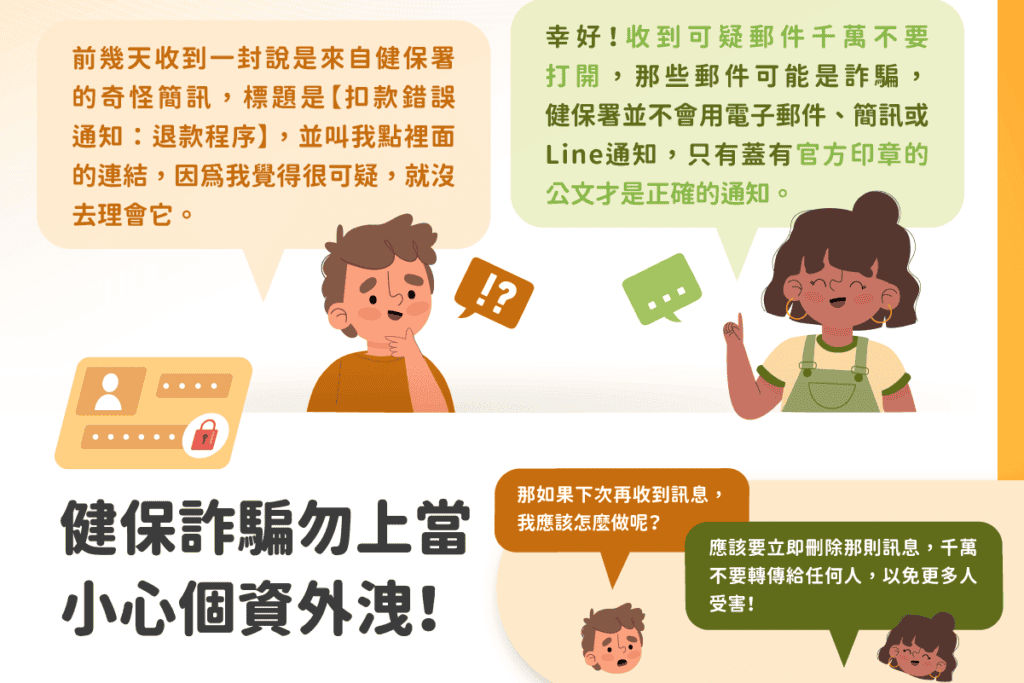 1131023 健保詐騙勿上當小心個資外洩！-中1
