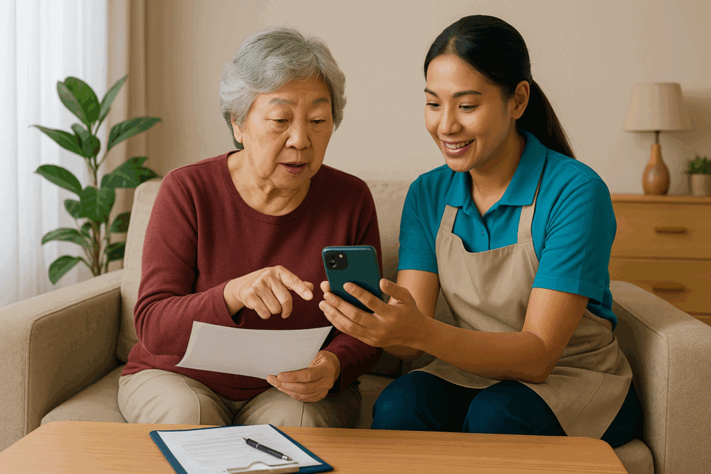 關懷時刻：長者與照護者的對話