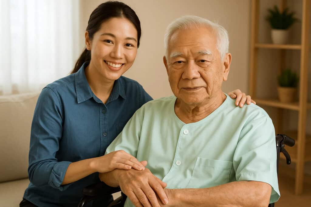 全職護理照護老人照顧服務與台灣外勞集團合作，提升全球外勞就業機會.