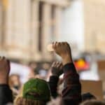 21世紀全球外勞集團旗幟宣傳活動.