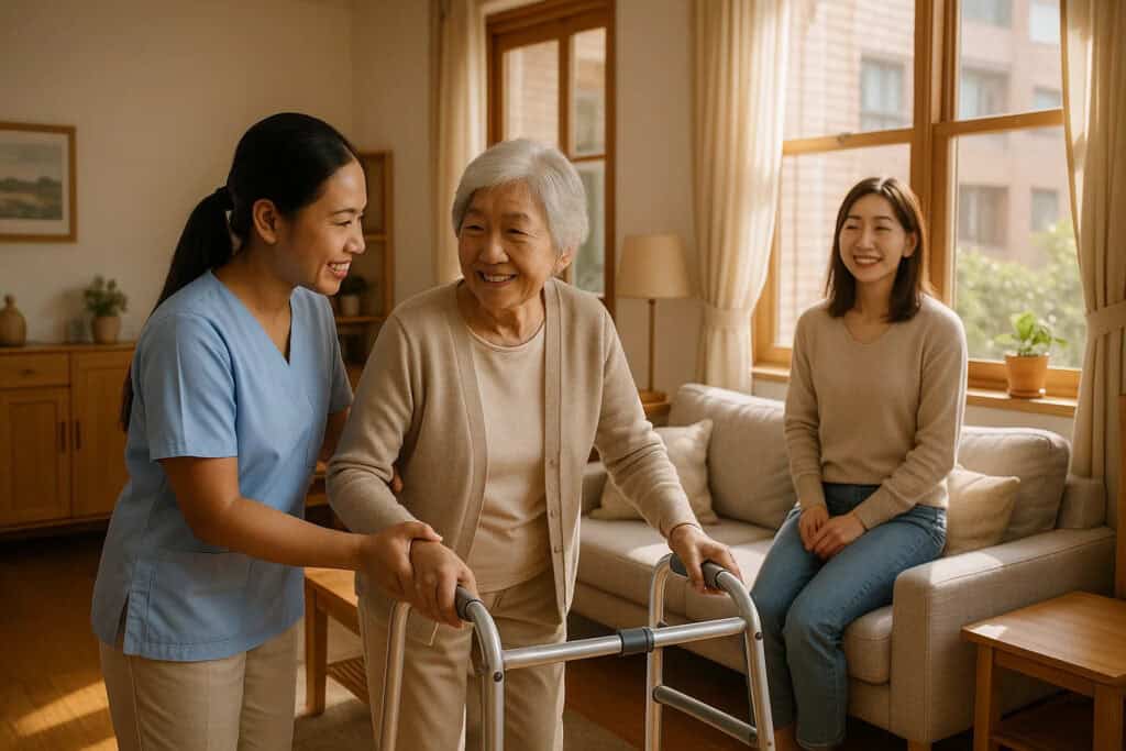 專業外籍看護陪伴老人家庭照顧服務 21世紀全球外勞集團提供高品質人力資源 幫助家庭獲得理想外勞支援with專業醫護照顧人才.