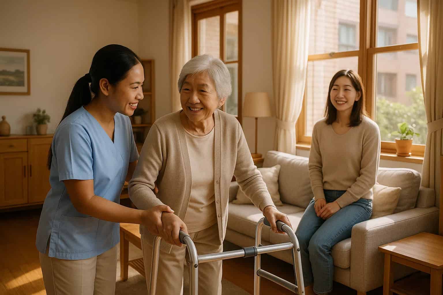 專業外籍看護陪伴老人家庭照顧服務 21世紀全球外勞集團提供高品質人力資源 幫助家庭獲得理想外勞支援with專業醫護照顧人才.