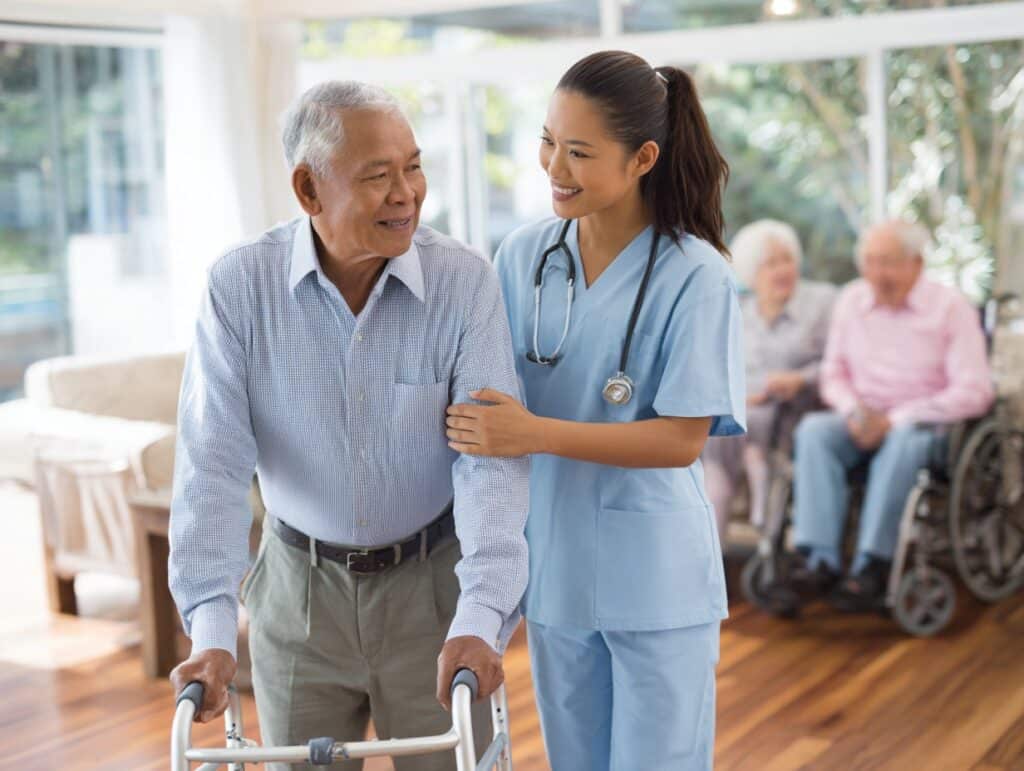 貼近長者照護的醫療服務專業人員。.