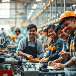 多元國際工人合作，展示21世紀全球外勞集團的工作環境與多文化交流.