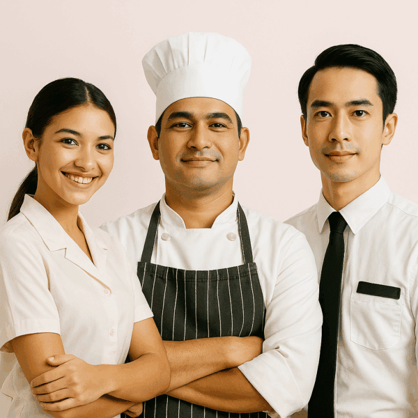 全面了解移工人力仲介服務示意圖